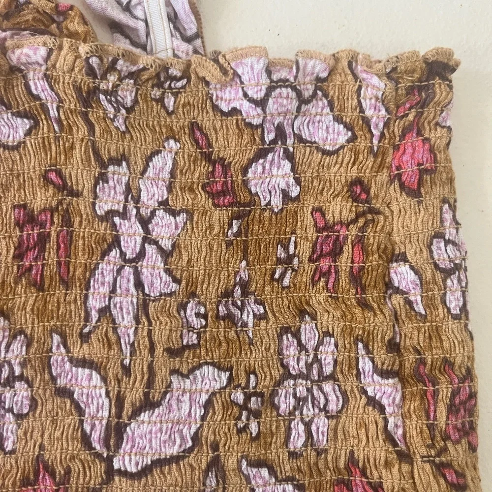 NWT Aerie Jungle Thrills Smocked Tank Top - Picture 4 of 6